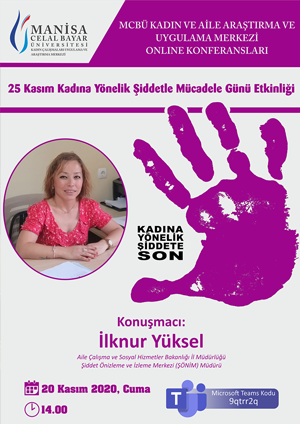 Kadına Yönelik Şiddetle Mücadele Günü Etkinliği