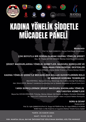 Kadına Yönelik Şiddetle Mücadele Paneli