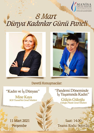 8 Mart Dünya Kadınlar Günü - Panel